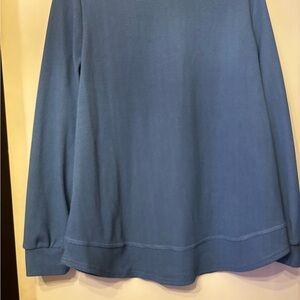 Blue Long Sleeve Top